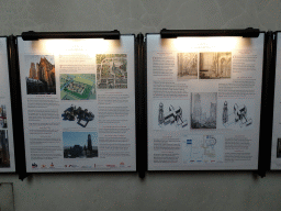 Information on the history of the Domkerk church, in the entrance hall