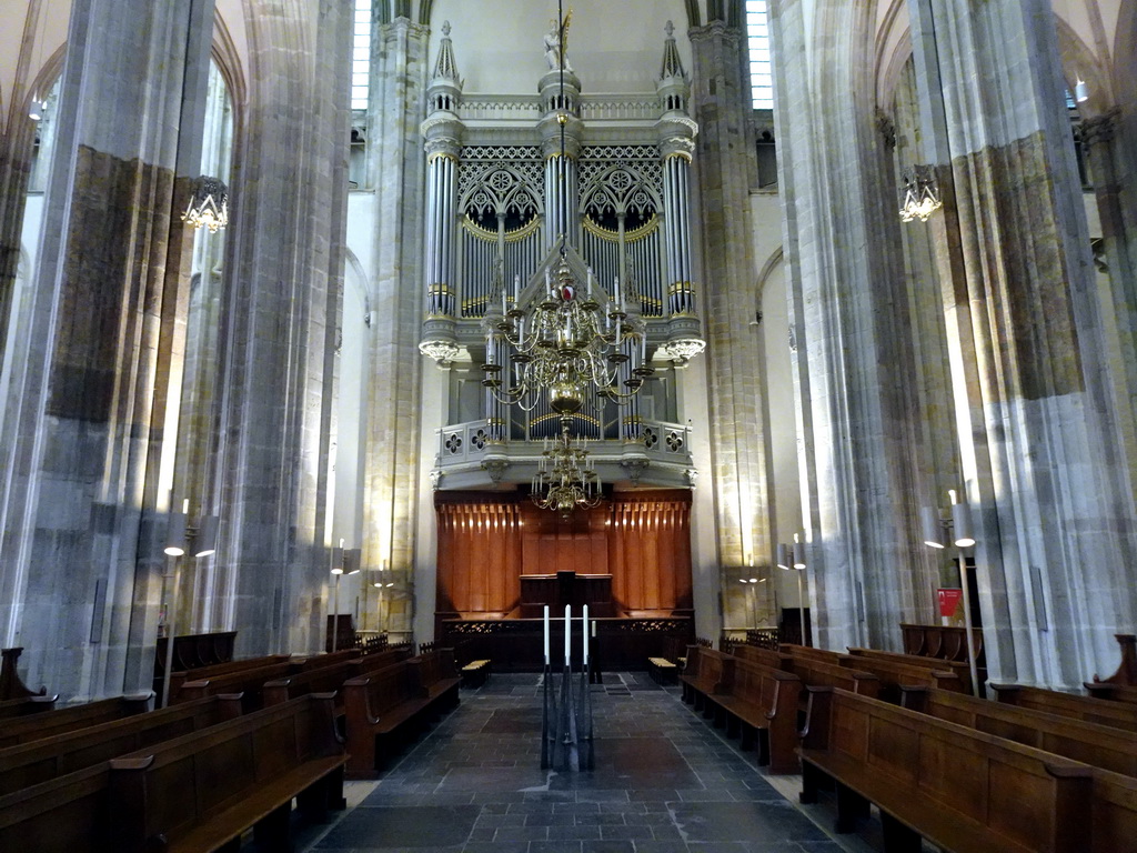 Nave and organ of the Domkerk church