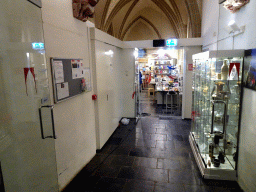 Entrance to the souvenir shop and DomCafé restaurant at the Domkerk church