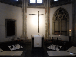 Altar at the east side of the ambulatory at the Domkerk church