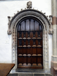 Gate at the east side of the Domkerk church