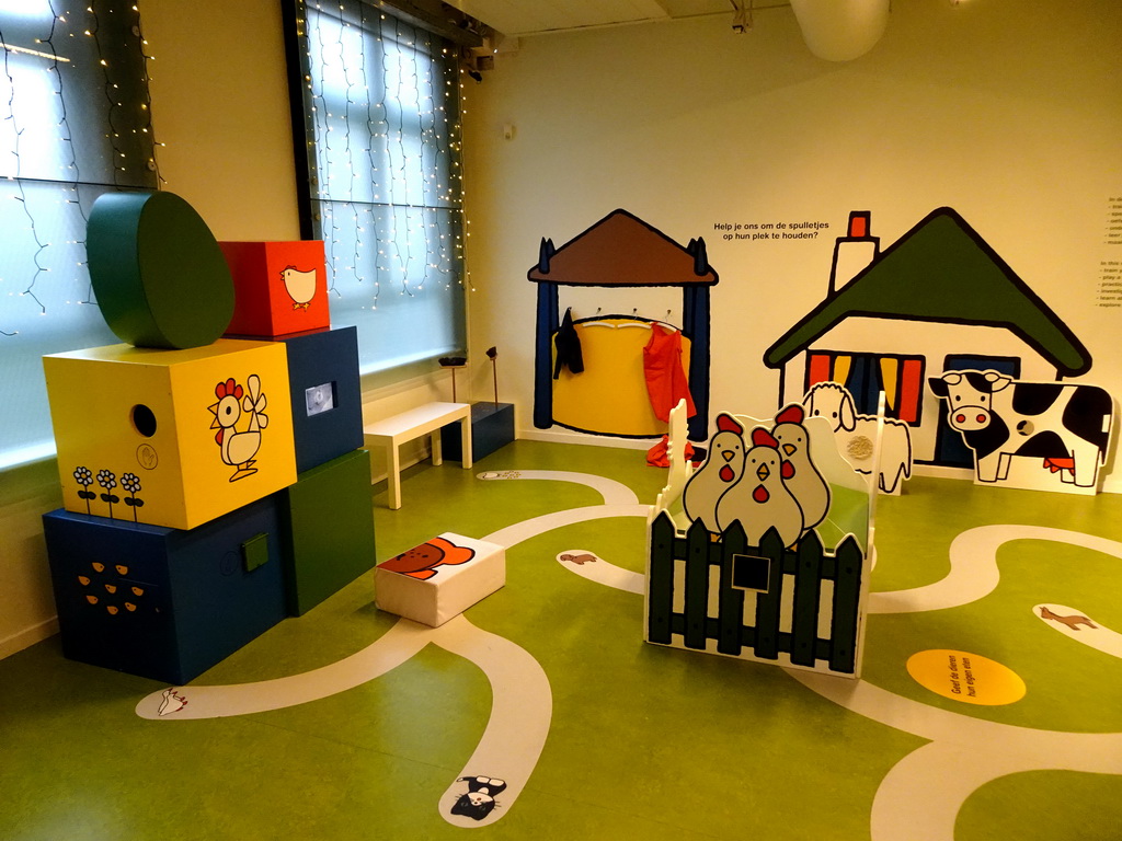 Interior of the Animal Room at the upper floor of the Nijntje Winter Museum