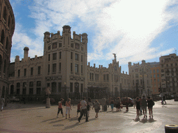 Front of the Valencia North Railway Station at the Carrer de Xàtiva street