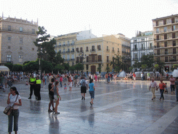 The Plaça de la Mare de Déu square