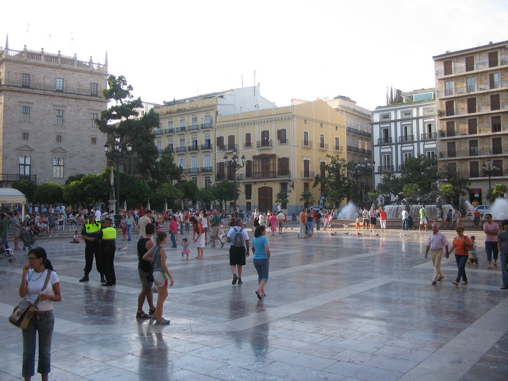 The Plaça de la Mare de Déu square