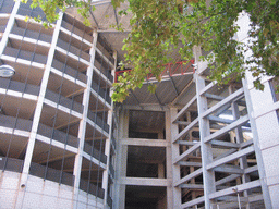 Northeast facade of the Mestalla Stadium at the Carrer de les Arts Gràfiques street