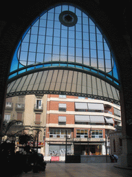 Interior of the east side of the Mercado de Colón market