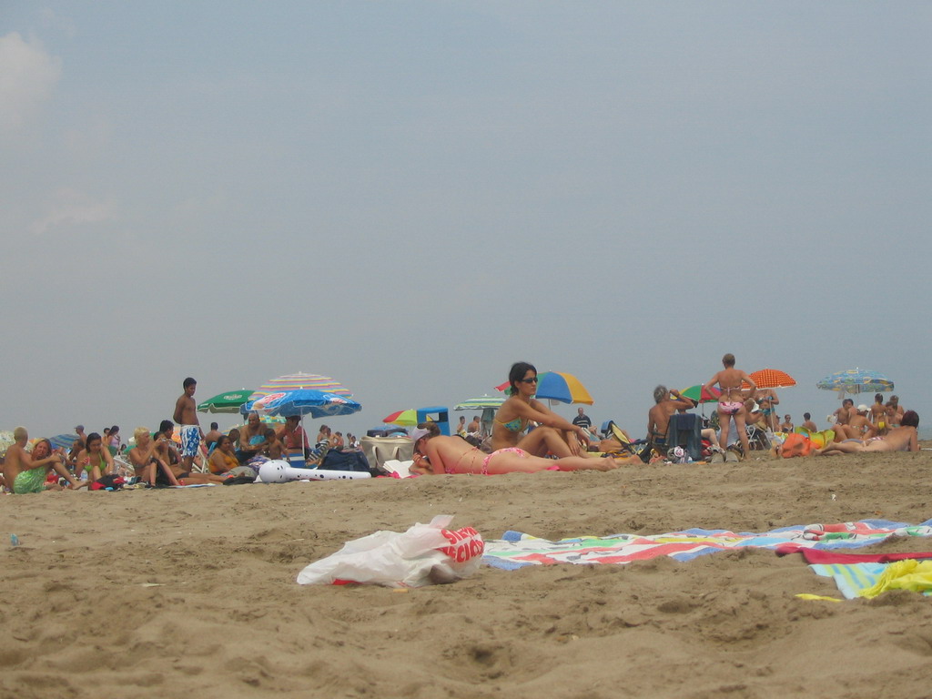 The beach at the east side of Valencia