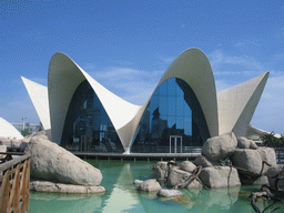 The Submarine Restaurant at the Oceanogràfic aquarium at the Ciudad de las Artes y las Ciencias complex