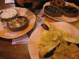 Dinner at the Taberna Bocatín restaurant
