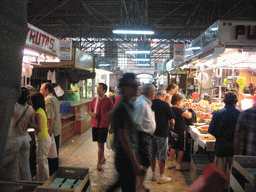 Food stalls at the Mercado Central market