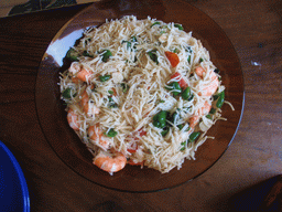 Lunch in our apartment in the suburbs