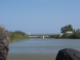 Bridge at the Albufera lagoon, viewed from our tour boat