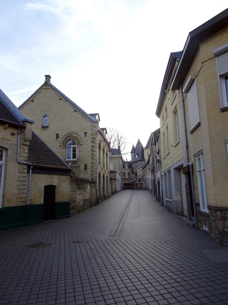 The Kerkstraat street and the Grendelpoort gate