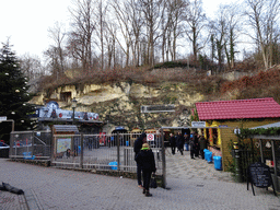 Entrance to the christmas market at the Municipal Cave at the Cauberg street