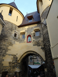 West side of the Grendelpoort gate at the Muntstraat street