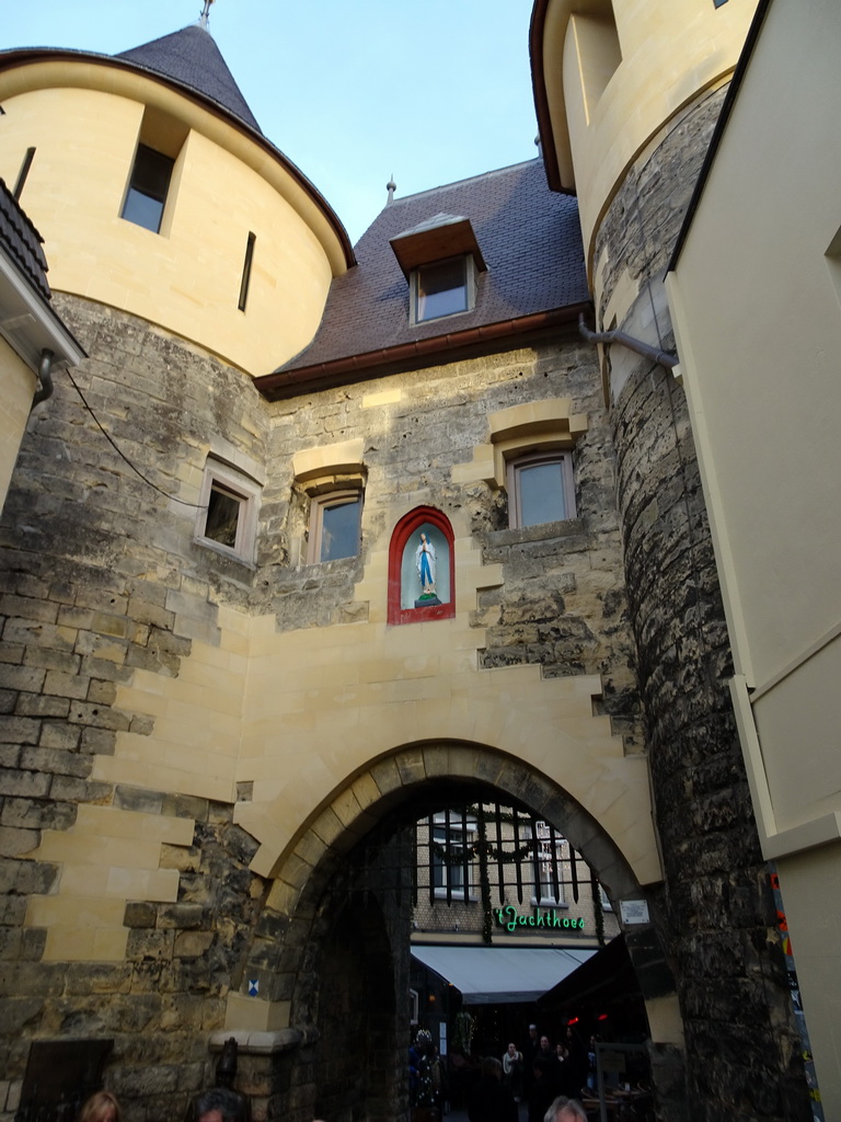 West side of the Grendelpoort gate at the Muntstraat street