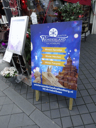 Advertisement for the Winter Wonderland Valkenburg, at the Berkelstraat street