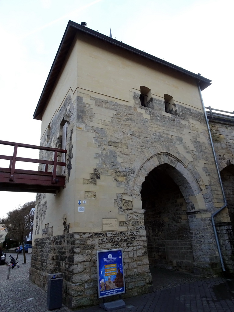 Northwest side of the Berkelpoort gate at the Berkelstraat street