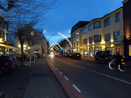 The Neerhem street, at sunset