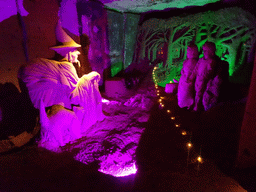 Sand sculptures at the Winter Wonderland Valkenburg at the Wilhelmina Cave