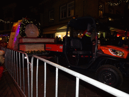 Christmas parade at the Grotestraat Centrum street, by night