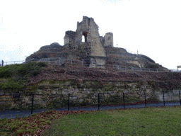 West side of the ruins of Valkenburg Castle, viewed from the entrance