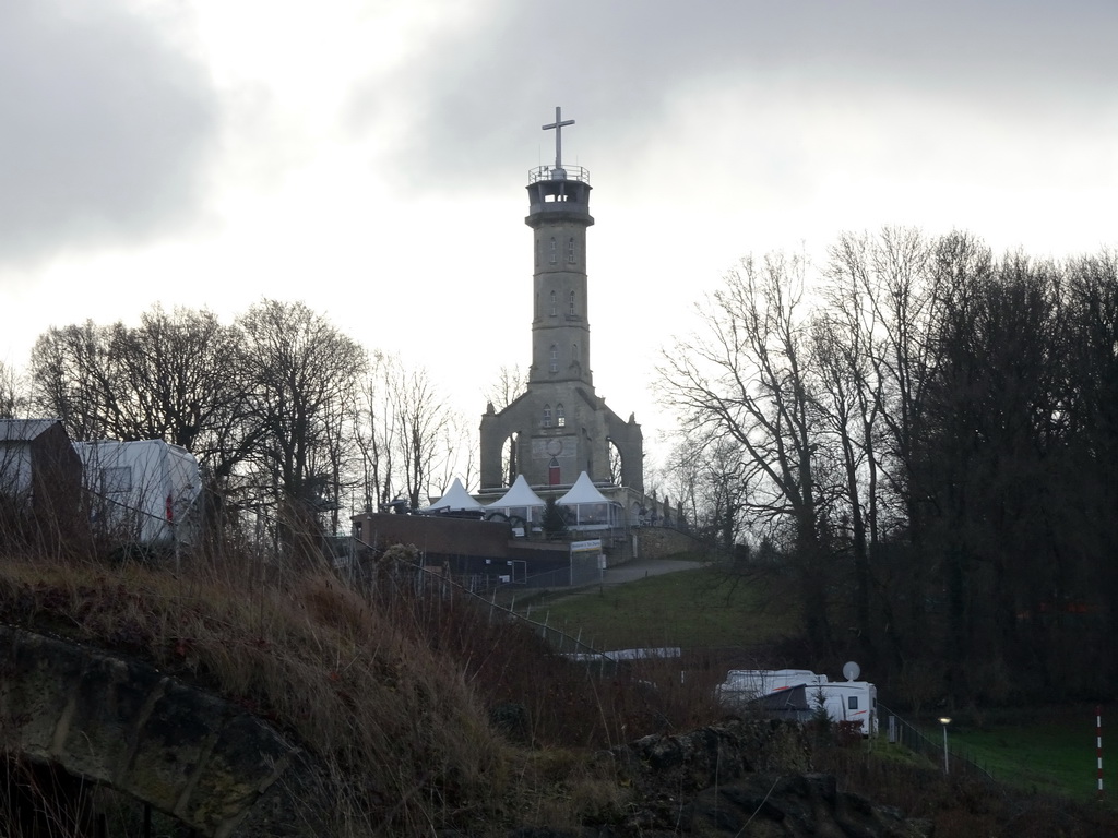 The Wilhelmina Tower, viewed from the ruins of Valkenburg Castle