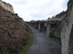 The Zwinger and Outer Wall at the ruins of Valkenburg Castle