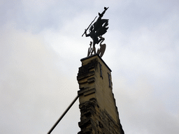 The weather vane at the ruins of Valkenburg Castle