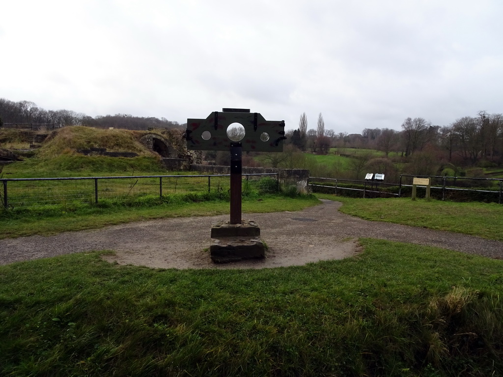 Pillory at the ruins of Valkenburg Castle