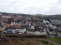 The town center, viewed from a viewing point at the Artillery Room at the ruins of Valkenburg Castle