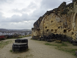 The Knight`s Hall at the ruins of Valkenburg Castle