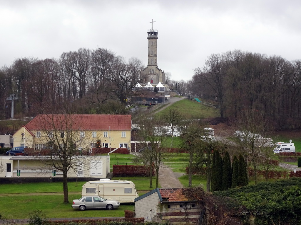 The Wilhelmina Tower, viewed from the Stair Tower at the ruins of Valkenburg Castle