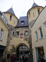 West side of the Grendelpoort gate at the Muntstraat street