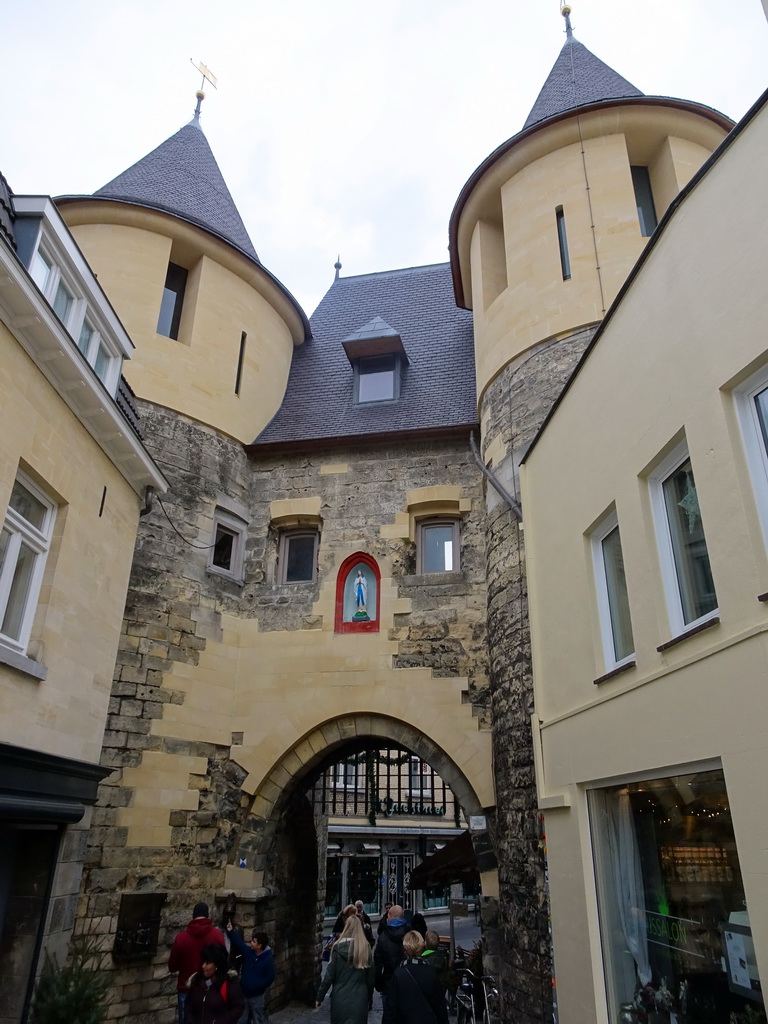 West side of the Grendelpoort gate at the Muntstraat street