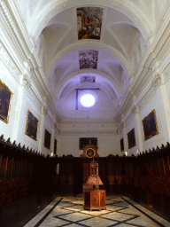 Choir and nave of the Iglesia dela Cartuja church