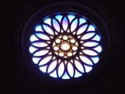 Rose window of the Iglesia dela Cartuja church