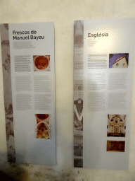 Information on the frescos of Manuel Bayeu and the Iglesia dela Cartuja church