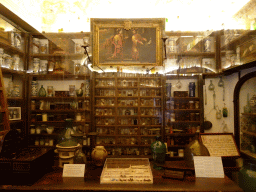 Interior of the Monastic Pharmacy at the Carthusian Monastery Valldemossa museum