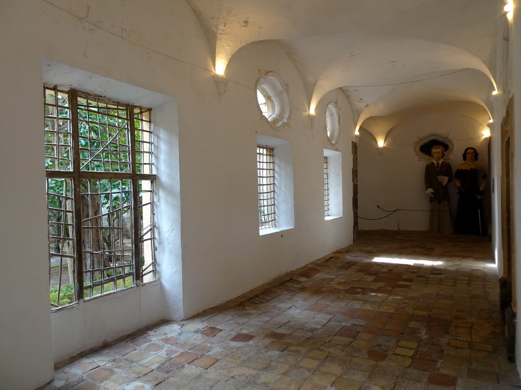 Gallery at the Carthusian Monastery Valldemossa museum