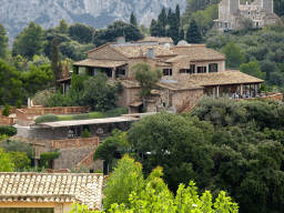 Hotel Valldemossa, viewed from the garden on the southeast side of the Carthusian Monastery Valldemossa museum