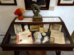 Books, drawings and statues at the Museum for Frédéric Chopin and George Sand