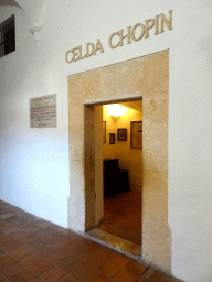 Entrance to the Museum for Frédéric Chopin and George Sand at the gallery of the Carthusian Monastery Valldemossa museum