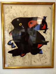Painting by Joan Miró at the upper floor of the Museu Municipal de Valldemossa