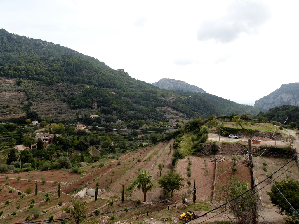 Hills at the southeast side of the town, viewed from the viewing point at the southeast side of the town