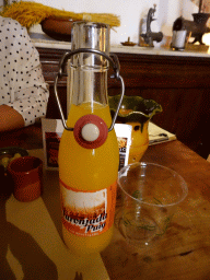 Taronjada Puig drink at the Quita Penas restaurant at the Carrer Vell street