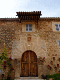 Front of a house at the crossing of the Carrer Vell and Carrer Nicolau Calafat streets