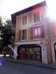 Front of the Majorica 1890 store at the Carrer de la Venerable Sor Aina street