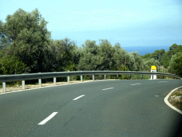 The Ma-10 road to Miramar, viewed from the rental car